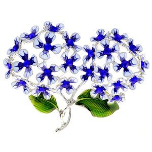 Exquisite Cindy Xiang Flowers Pin Brooch Pendant